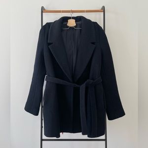 Coat with belt